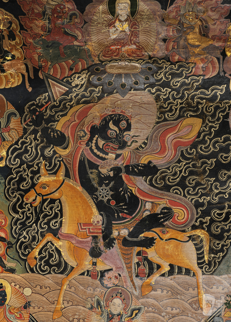A THANGKA DEPCITING SHRI DEVI - 图3